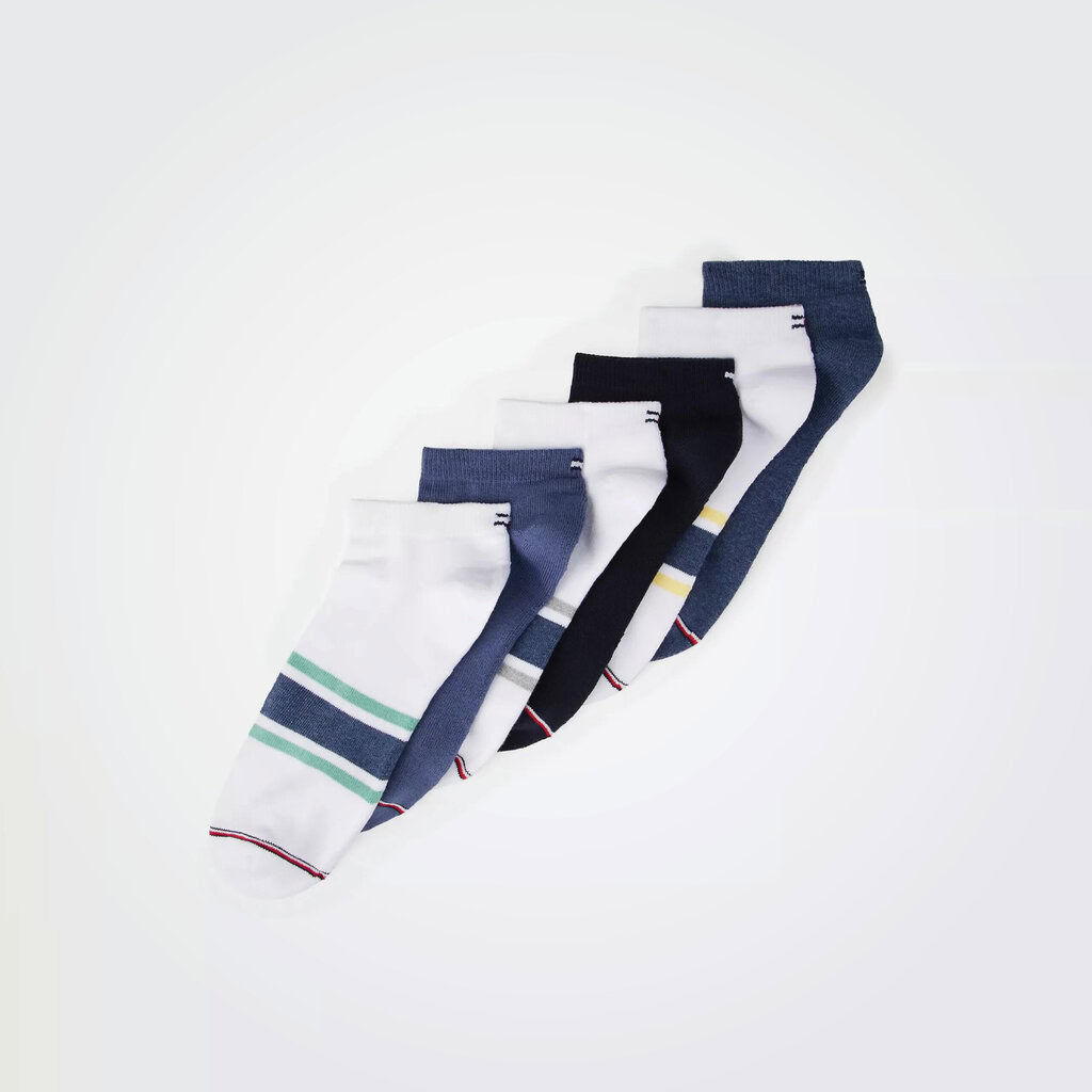Tommy Hilfiger Men Ankle Socks 6 Pack 1 Tommy Hilfiger Men Ankle Socks 6 Pack
